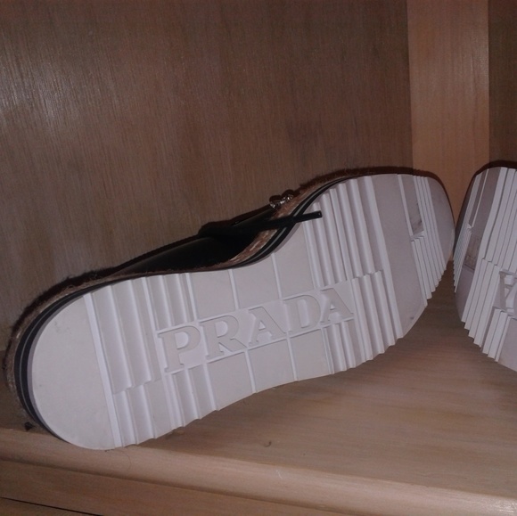 Authentic Prada Embellished Espadrille Sneakers - Picture 8 of 8